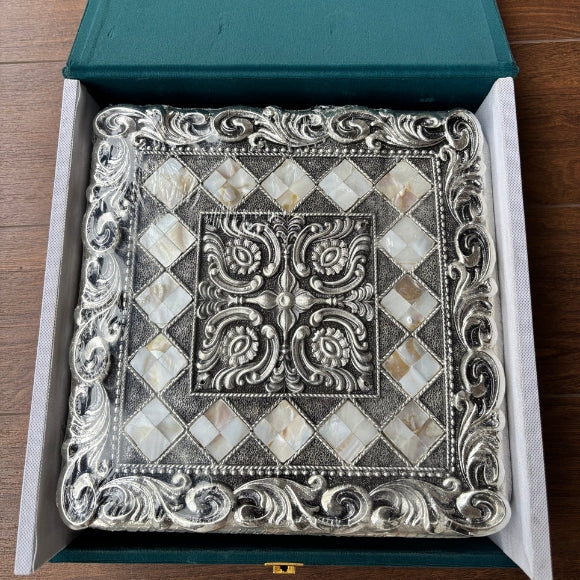 Aaranya Mother of Pearl Chowki